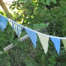 My Quick-n-Easy Fabric Bunting Banner {Tutorial}