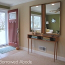 Before & After:  A Mid-Century Modern Entryway