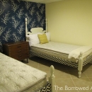 Guest Room, Part 5:  Chevron Upholstered Bed Frames