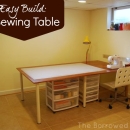 Cheap & Easy: Build a Large (or tiny) Sewing & Crafting Table