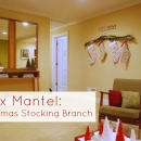 No Mantel? No Problem! {Faux Holiday Mantel Wall for Renters}