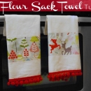 Stitch It: Embellished Flour Sack Towels