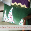 DIY: Easy No-Sew Applique Pillow Covers