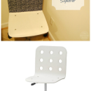 Easy DIY Slipcover for IKEA Jules Desk Chair