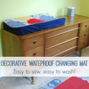 Sew It:  Decorative Waterproof Changing Pad For the Nursery