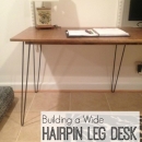 6-Foot Long DIY Hairpin Leg Desk
