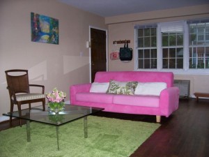 Pink Ikea Sofa DIY Rit Dye