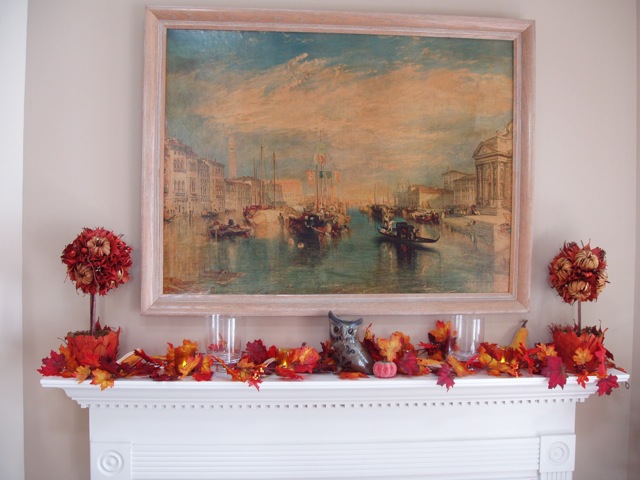 Thanksgiving Mantel 2010