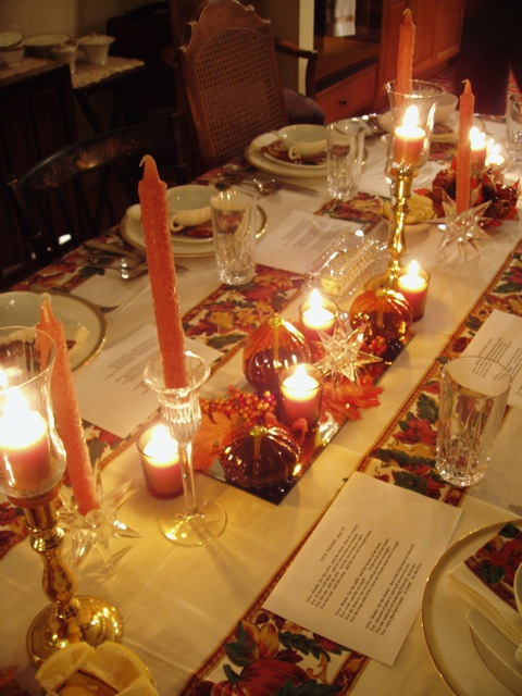 Thanksgiving Table 2009