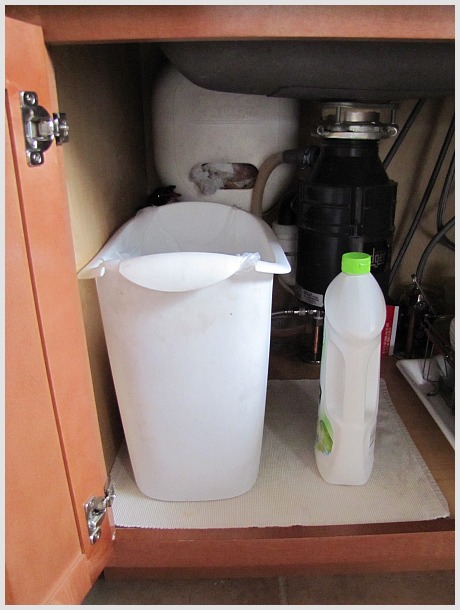 Kitchen Storage} How to hide a dish rack - The Borrowed AbodeThe