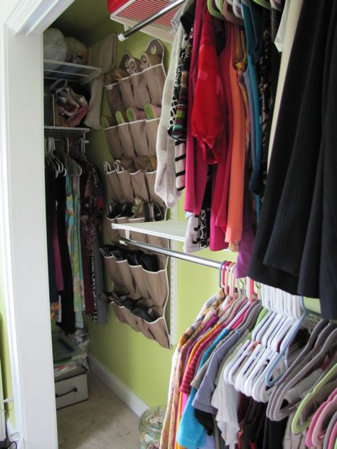 Elfa Reach-in Closet Solution