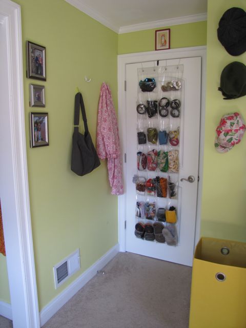 Coat Closet Backpack Storage - The Borrowed AbodeThe Borrowed Abode