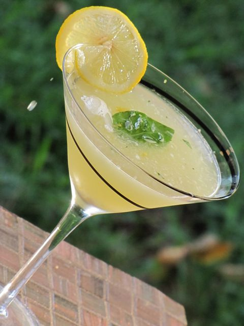 Lemon Herb Martini Recipe