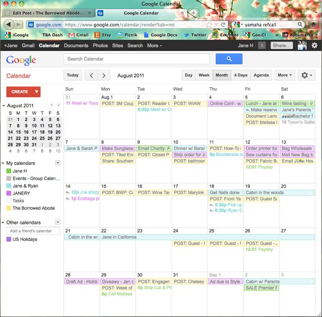 How Google helps me keep my business organized - The Borrowed AbodeThe 