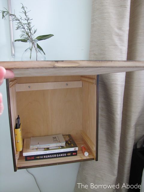 Hanging wine crates