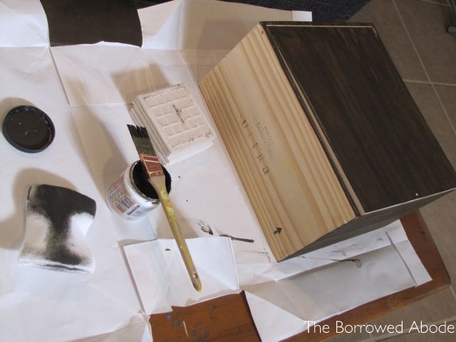 Painting Wood Crates
