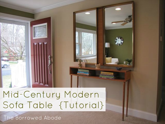 Build a Mid-Century Modern Sofa Table (Tutorial)