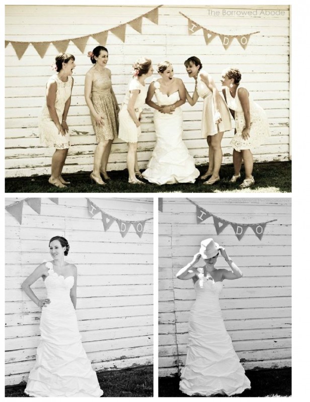 Rustic Barn Bridesmaid Wedding Photos | TheBorrowedAbode.com