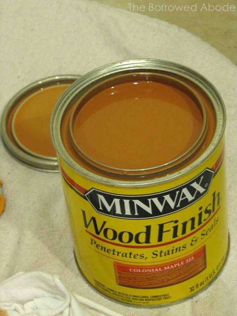 Colonial Maple Minwax Wood Finish