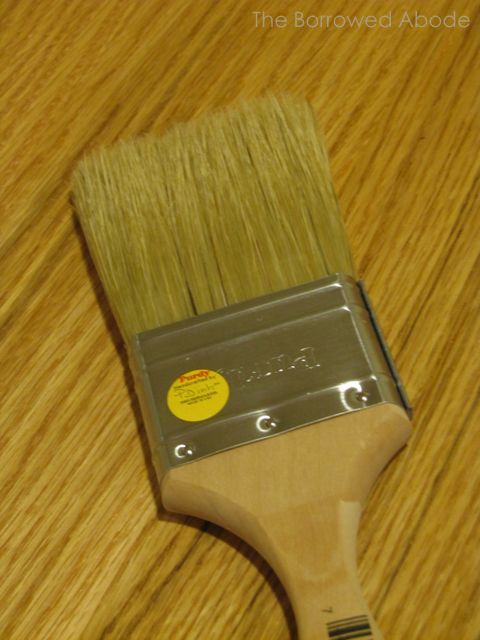 Natural Bristle Brush Apply Polyurethane