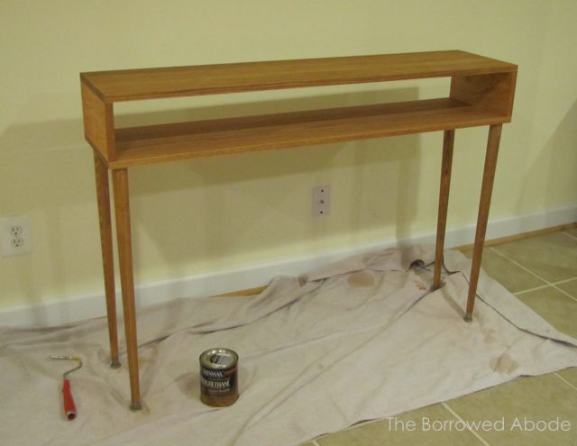 Sofa Table Polyurethane Drying