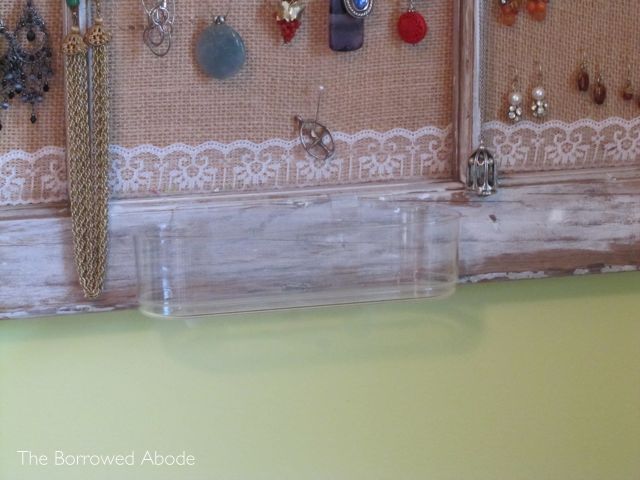Command Clear Caddy on Jewelry Organizer | The Borrowed Abode