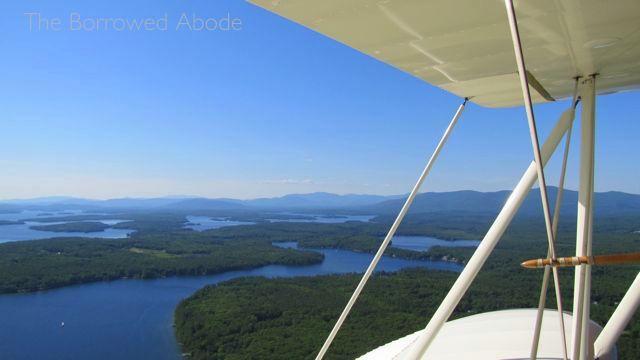 Lake Winnipesaukee Aerial View Lakes Biplane