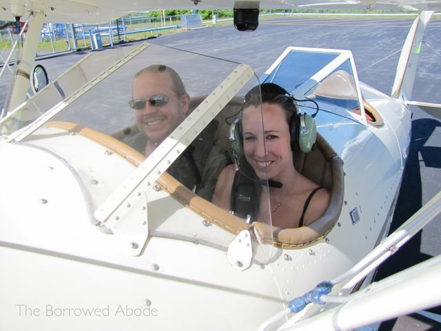 The Borrowed Abode Biplane Ride