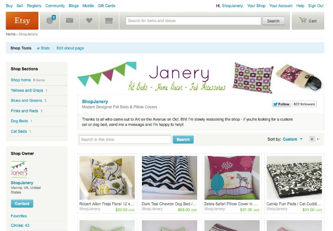 Janery Etsy Shop Handmade Biz 101 | The Borrowed Abode