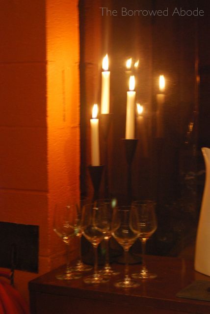 Candles Linden Cellar Oct 2012 | The Borrowed Abode