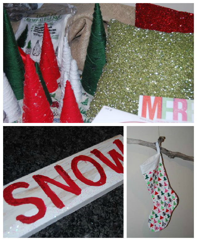 Christmas Decor Prep 2012 | The Borrowed Abode