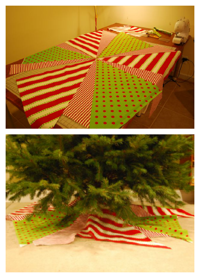 Christmas Tree Skirt Progress