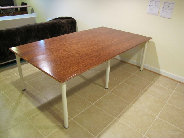 6-Foot Long DIY Hairpin Leg Desk - The Borrowed AbodeThe Borrowed Abode