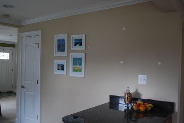 Dining Room Beginning Art Gallery Wall | The Borrowed Abode