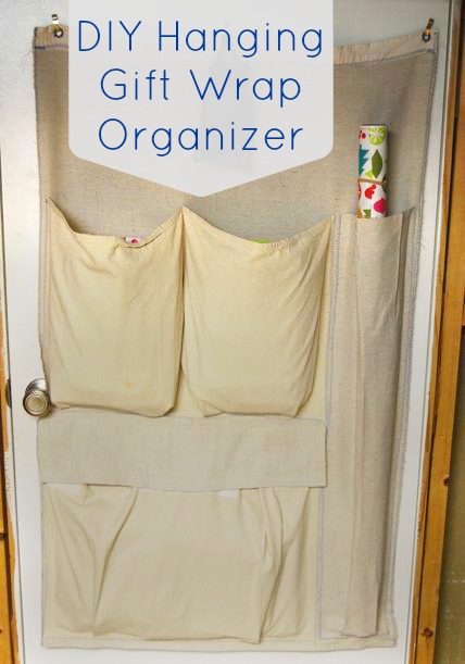 DIY Gift Wrap Organizer