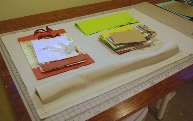 DIY Hanging Gift Wrap Organizer Step 1 | The Borrowed Abode