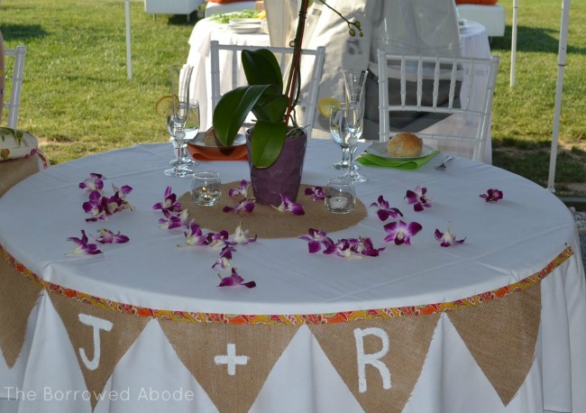 Wedding Sweetheart Table | The Borrowed Abode