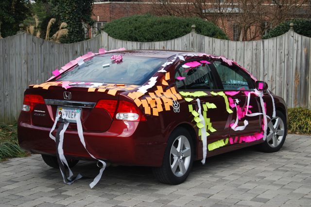 Reebs Wedding Getaway Car