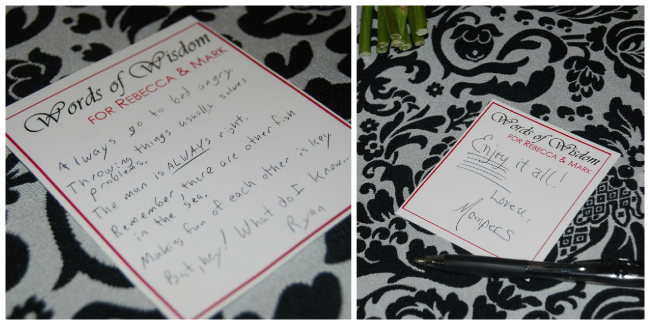 Reebs Marriage Advice Cards