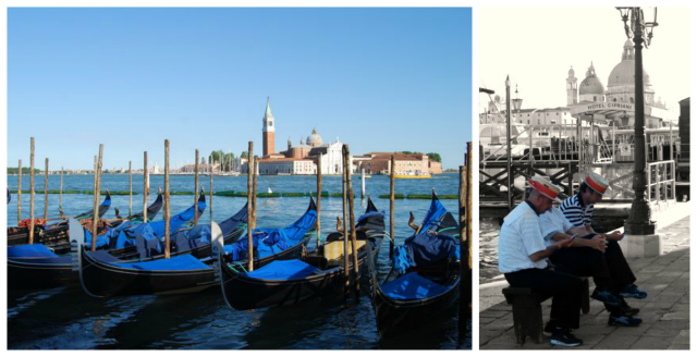 Italy Day 1 Venice St. Mark Square Gondolas