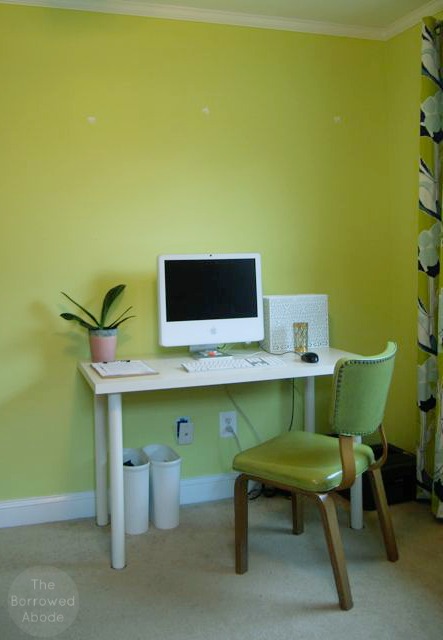 Office Desk Wall Before