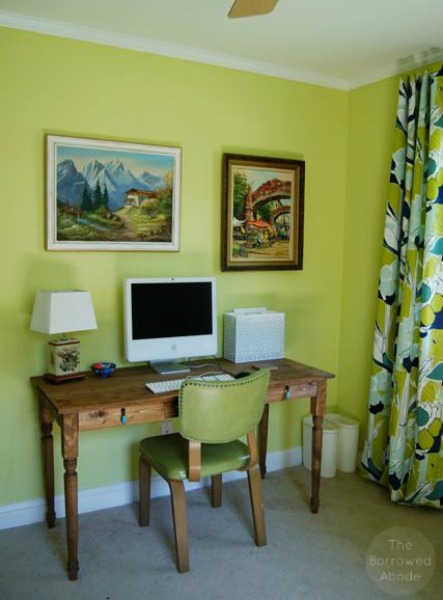 Office Farmhouse Desk Wall After