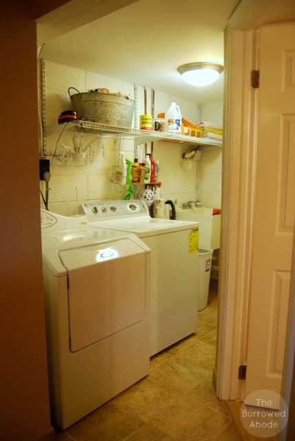 Kitchen Storage} How to hide a dish rack - The Borrowed AbodeThe