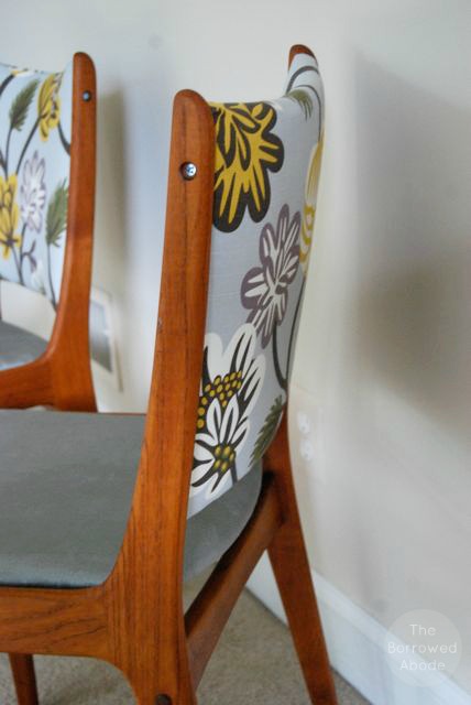 Refurbished Uldum Mobelfabrik Danish Modern Chairs | The Borrowed Abode