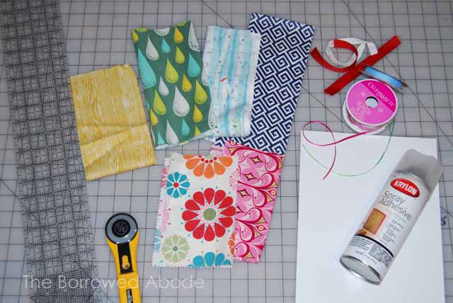 DIY Fabric Bookmark Supplies