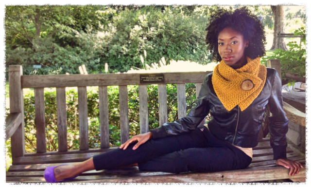 Mustard Knit Neckwarmer by Wise Owl Shop