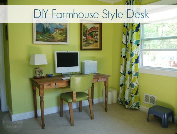 DIY Farmhouse Style Desk