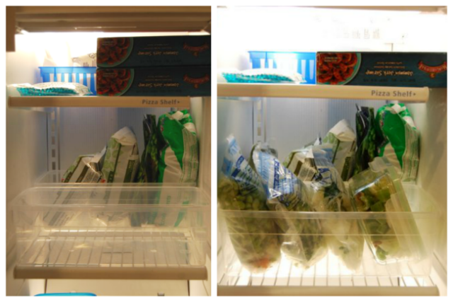 Freezer Frozen Veggie Bin Storage