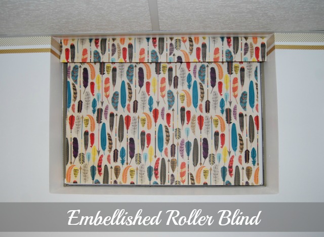 Embellished Plastic Roller Blind