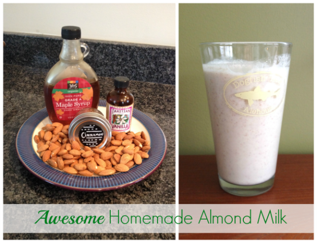 Homemade Almond Milk A Tasty Healthy Snack The Borrowed Abodethe Borrowed Abode